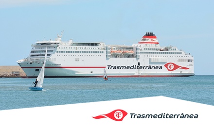 50 % de descuento en 1 Billete de ida y vuelta en ferry de Valencia o Barcelona a Palma o Ibiza con Trasmediterránea
