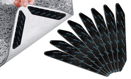 8 o 16 cintas adhesivas antideslizantes para alfombras