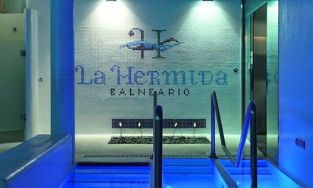 Circuito termolúdico para 2 personas con opción a menú en el restaurante Río Deva en Balneario La Hermida